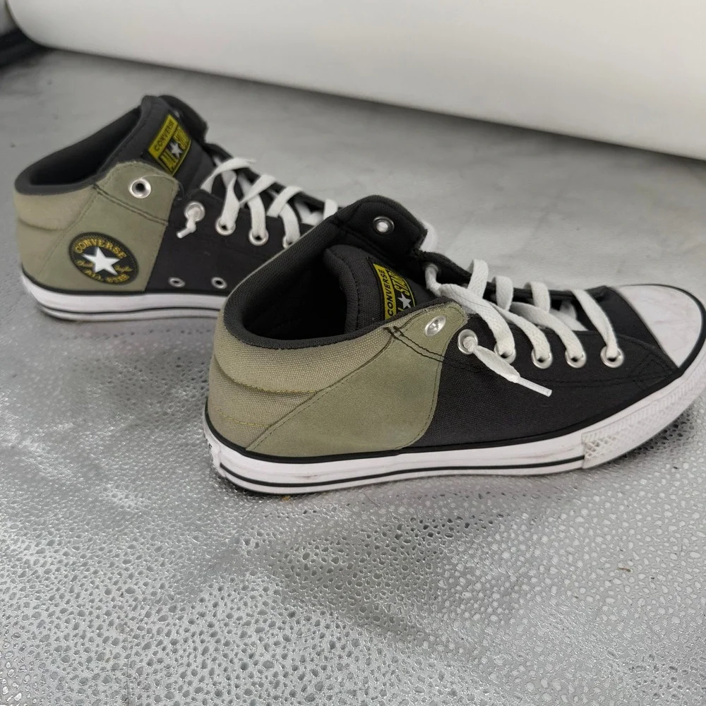 Converse Chuck Taylor All Star Madison Mid Junior 6 Black Olive Green Streetwear